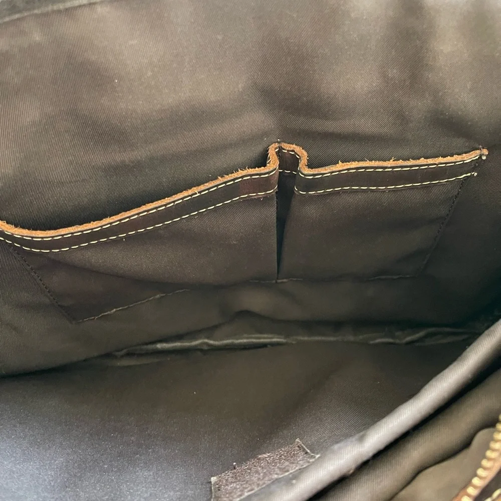 Brown Leather Men's Bag